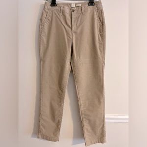 A New Day Women’s Corduroy Stretch Pants, Beige, Size 6